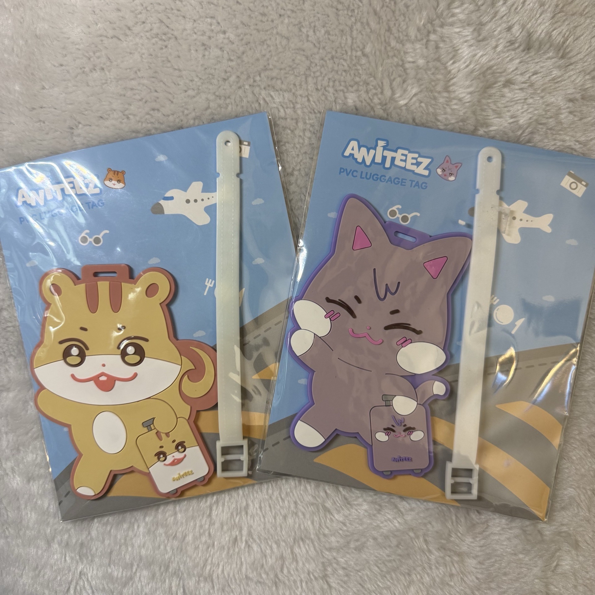 🏴‍☠️飯咪出國必備😆全新含卡！ANITEEZ行李牌