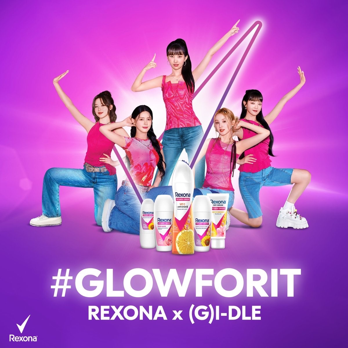 (G)i-dle×Rexona代言