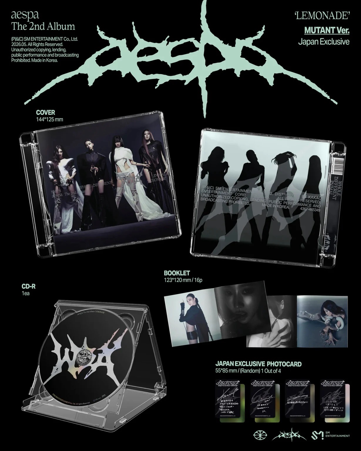 aespa 正規二輯 MUTANT Ver. Japan Exclusive