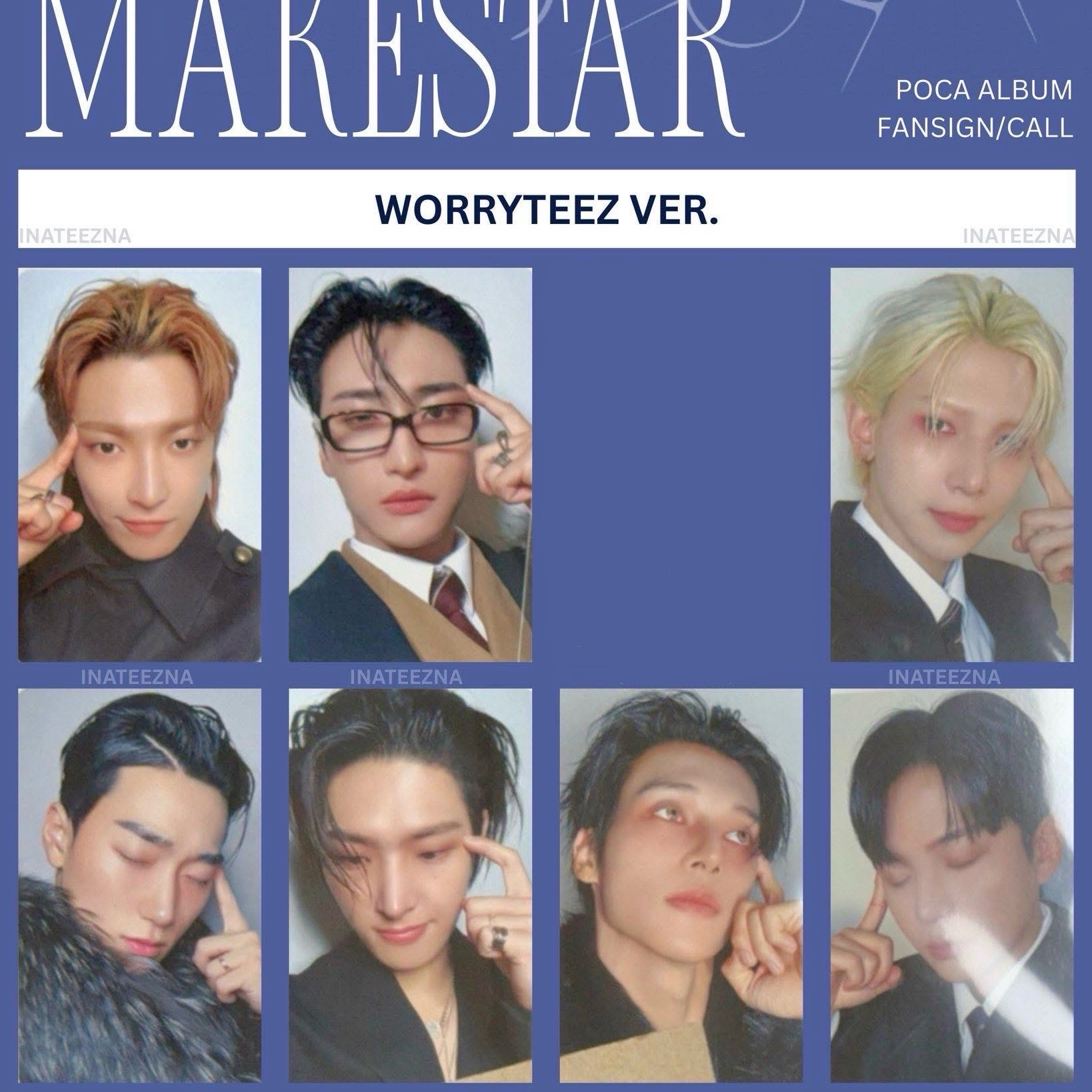 ATEEZ 煩惱梯梯 中星尚傘琦榮鍾