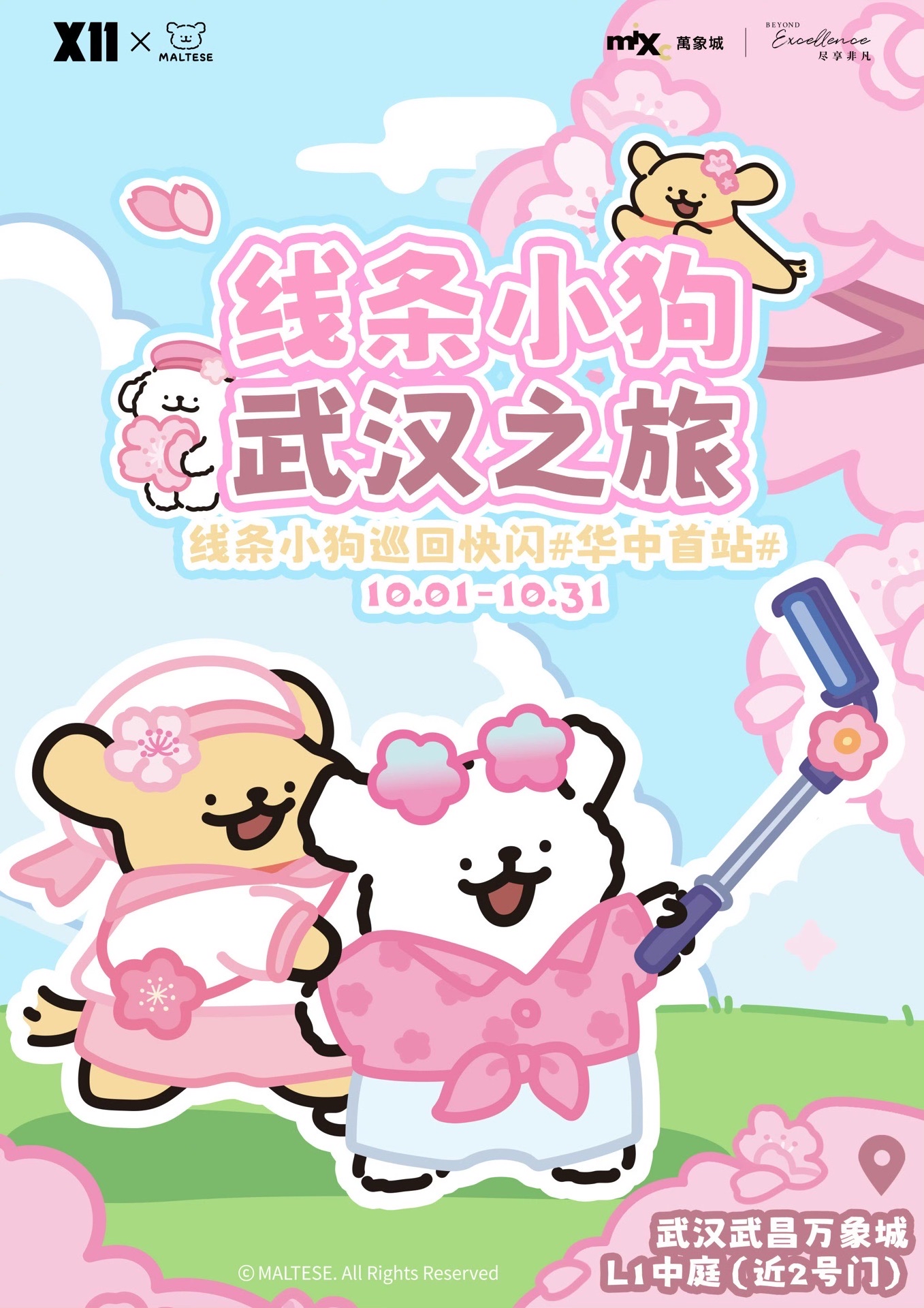 線條小狗武漢之旅