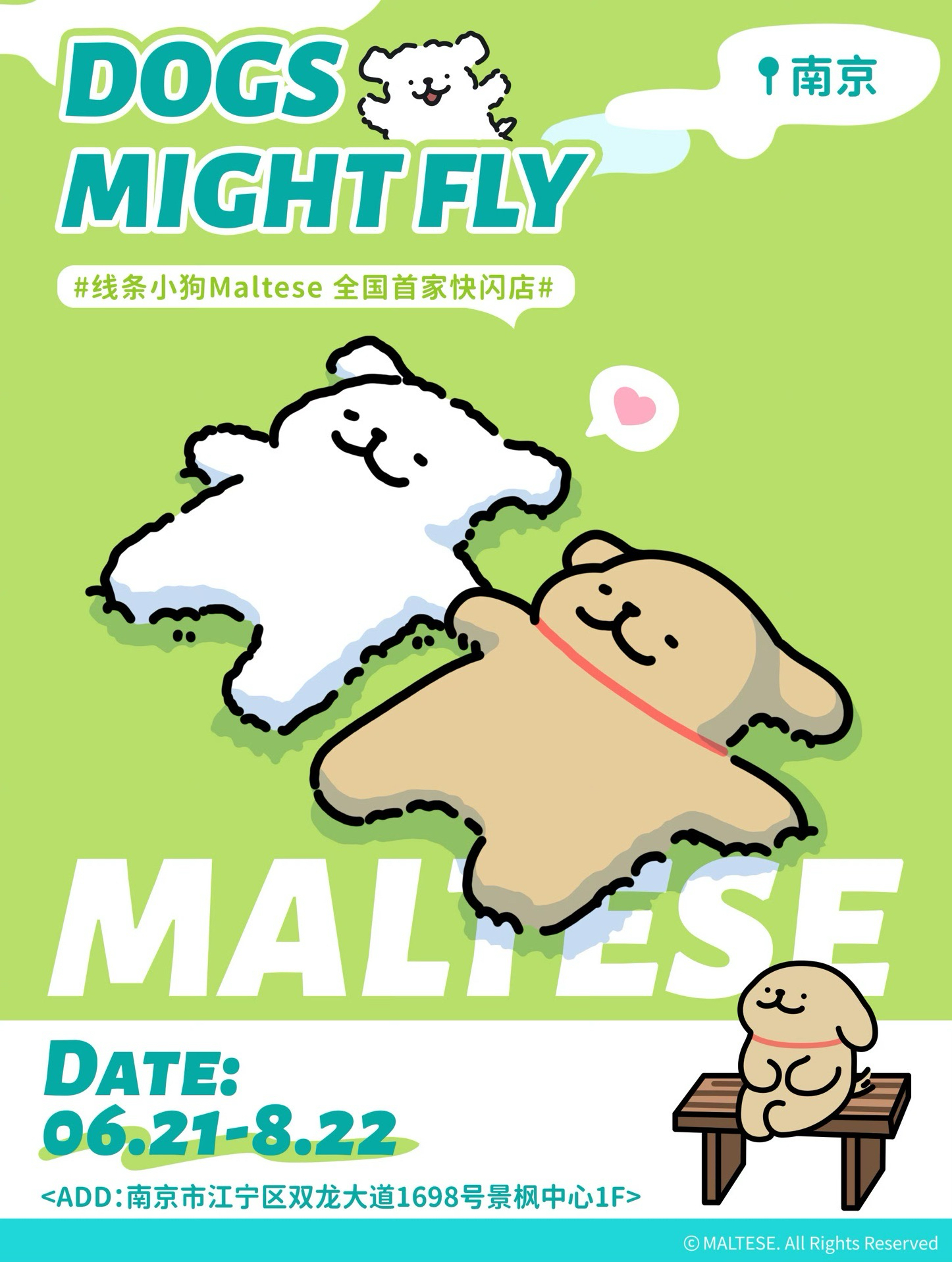 DOGS MIGHT FLY 南京快閃店