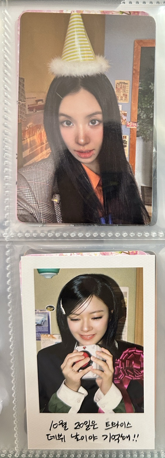TWICE十週年娃專小卡