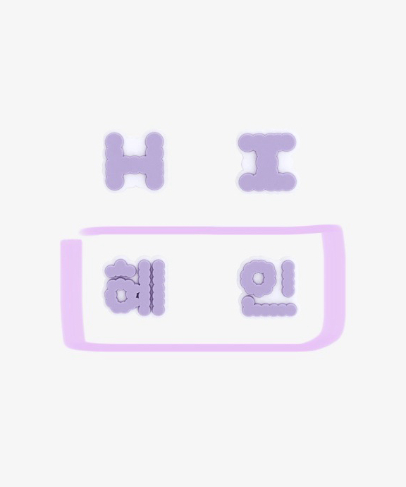 Hyein手燈扣 韓文姓名組 免包手！