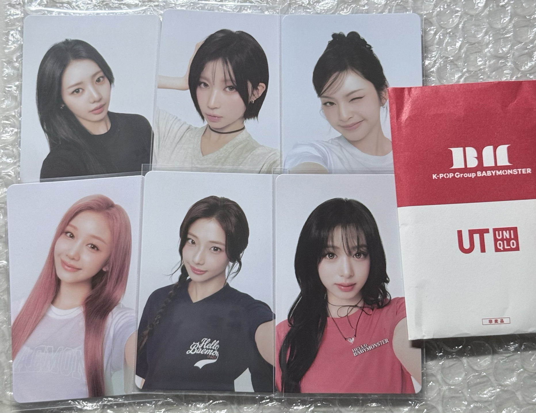 uniqlo代言一套已拆