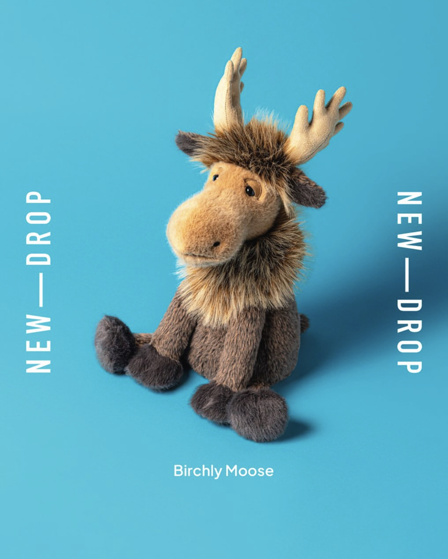 「jellycat x indigo」A new friend is making tracks across Canada...