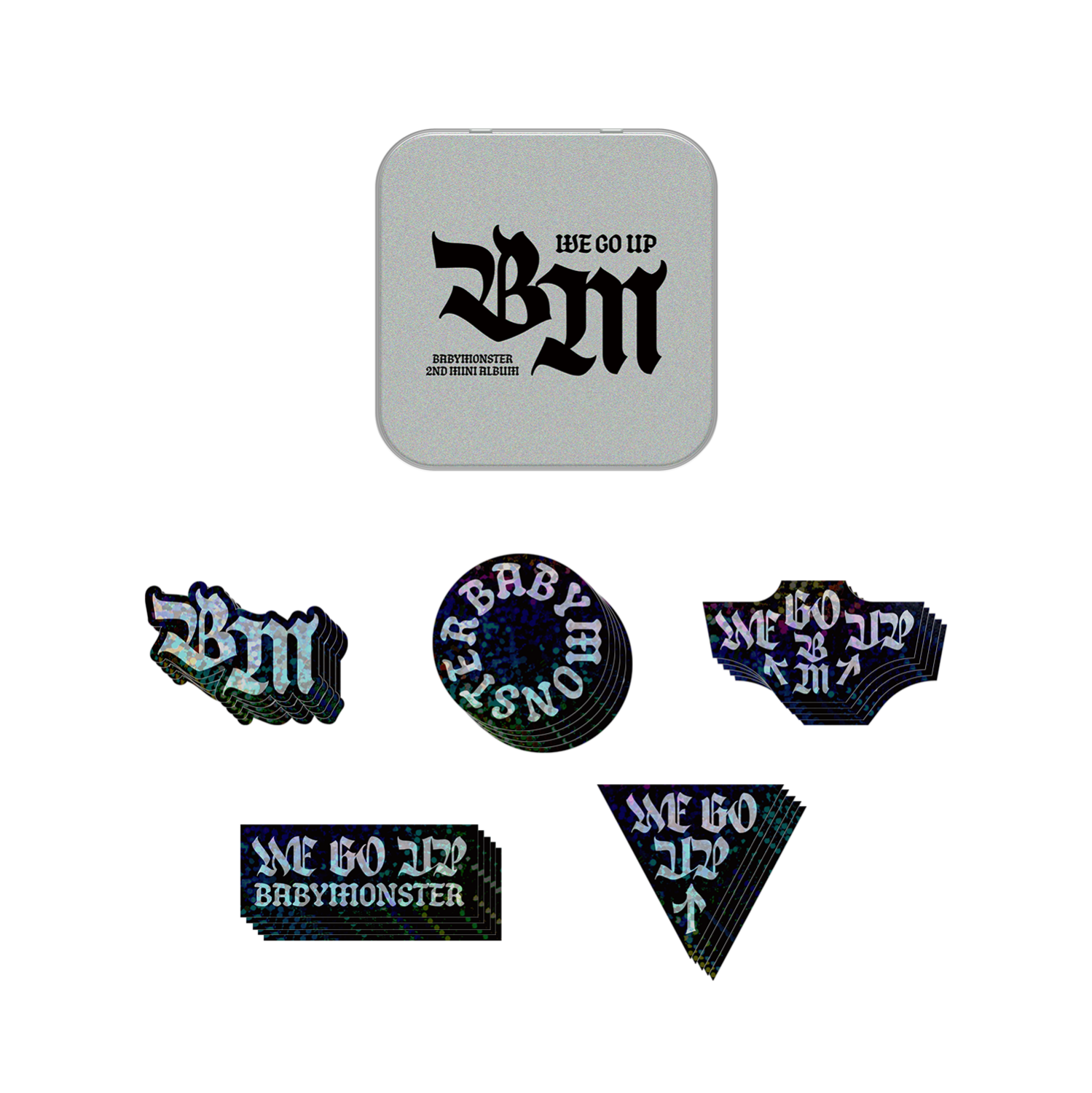 現貨 | WE GO UP鐵盒貼紙組