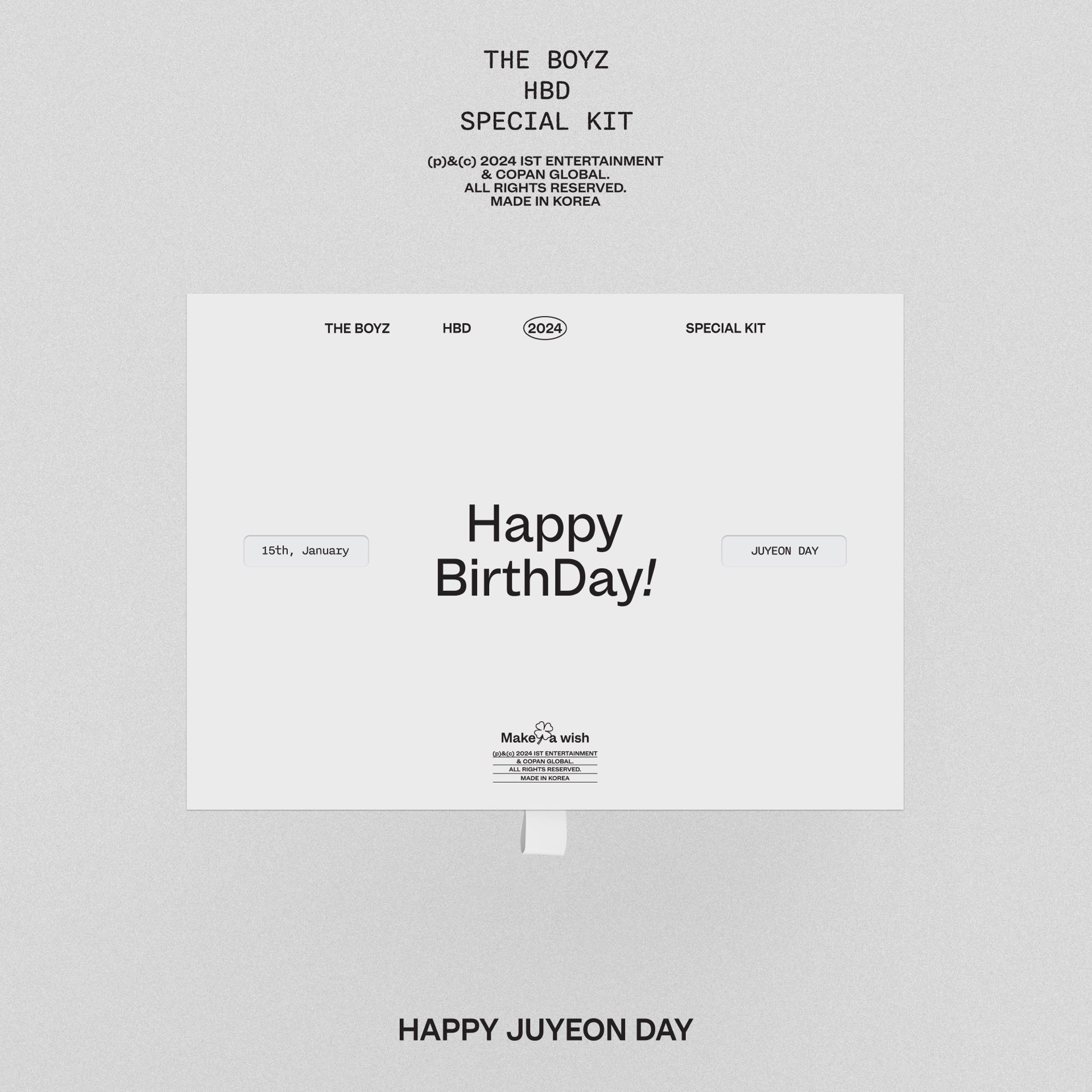 THE BOYZ HBD SPECIAL KIT [JUYEON DAY]