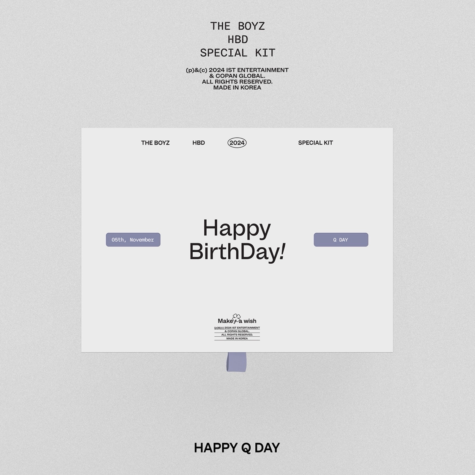 THE BOYZ HBD SPECIAL KIT [Q DAY]
