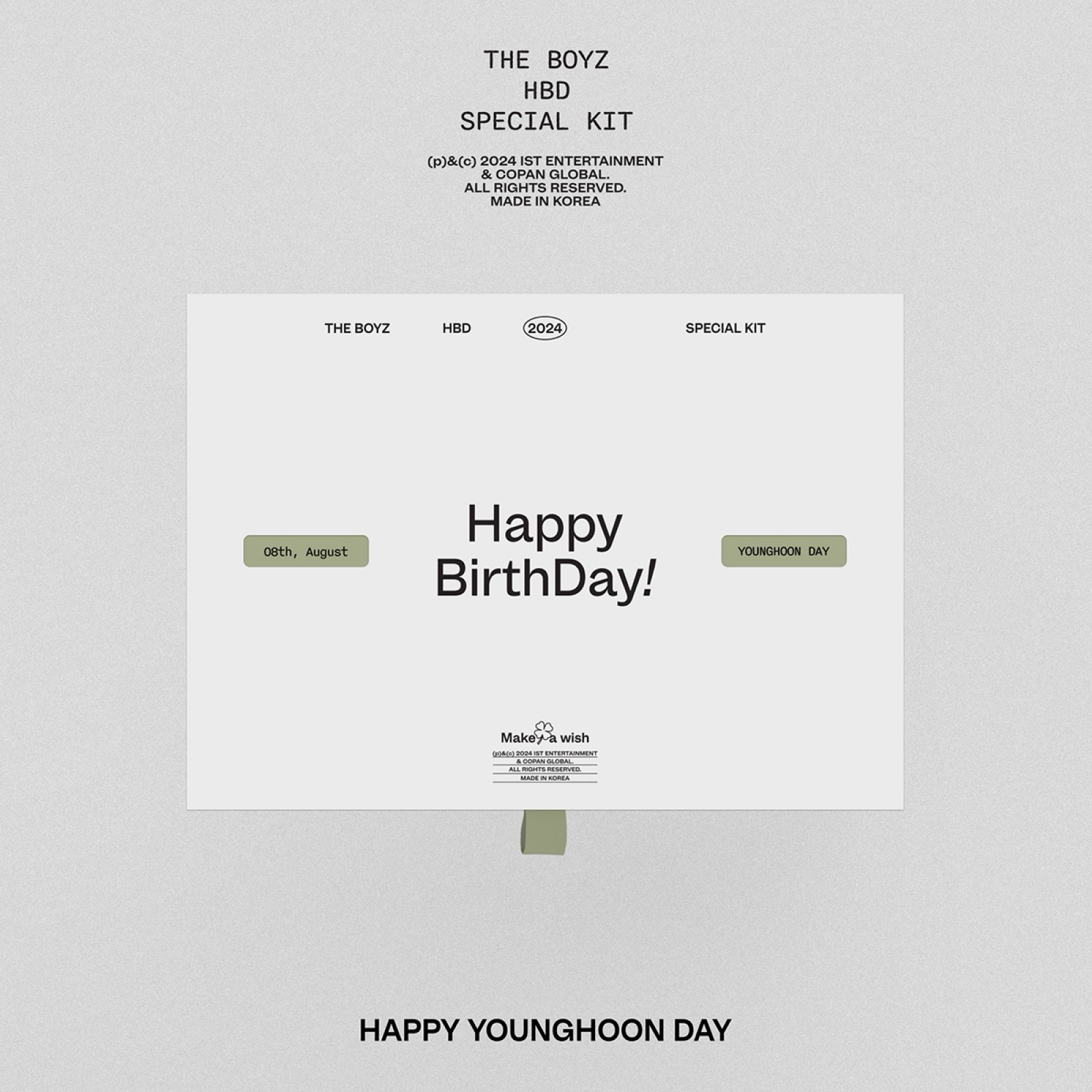 THE BOYZ HBD SPECIAL KIT [YOUNGHOON DAY] 
