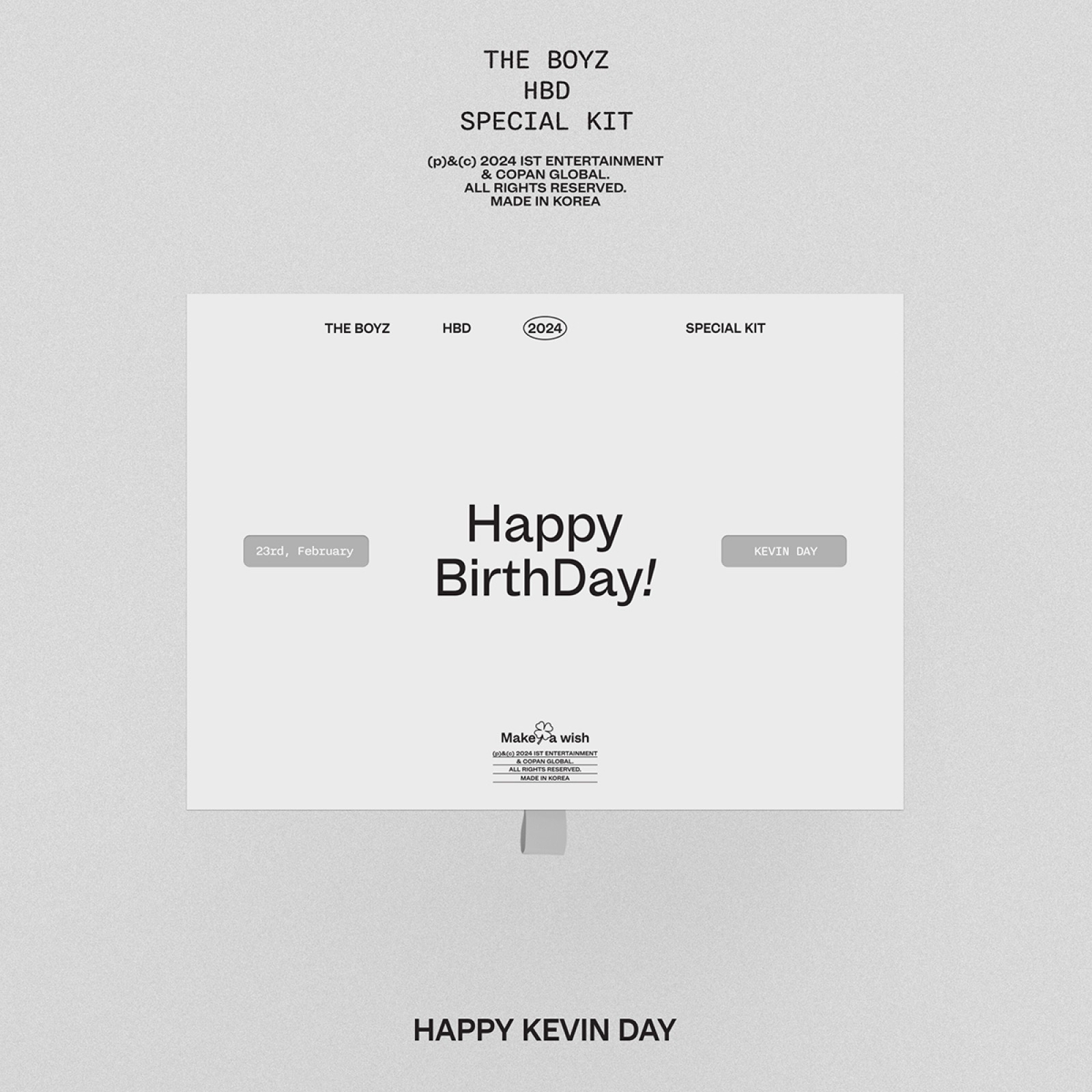 THE BOYZ HBD SPECIAL KIT [KEVIN DAY] 
