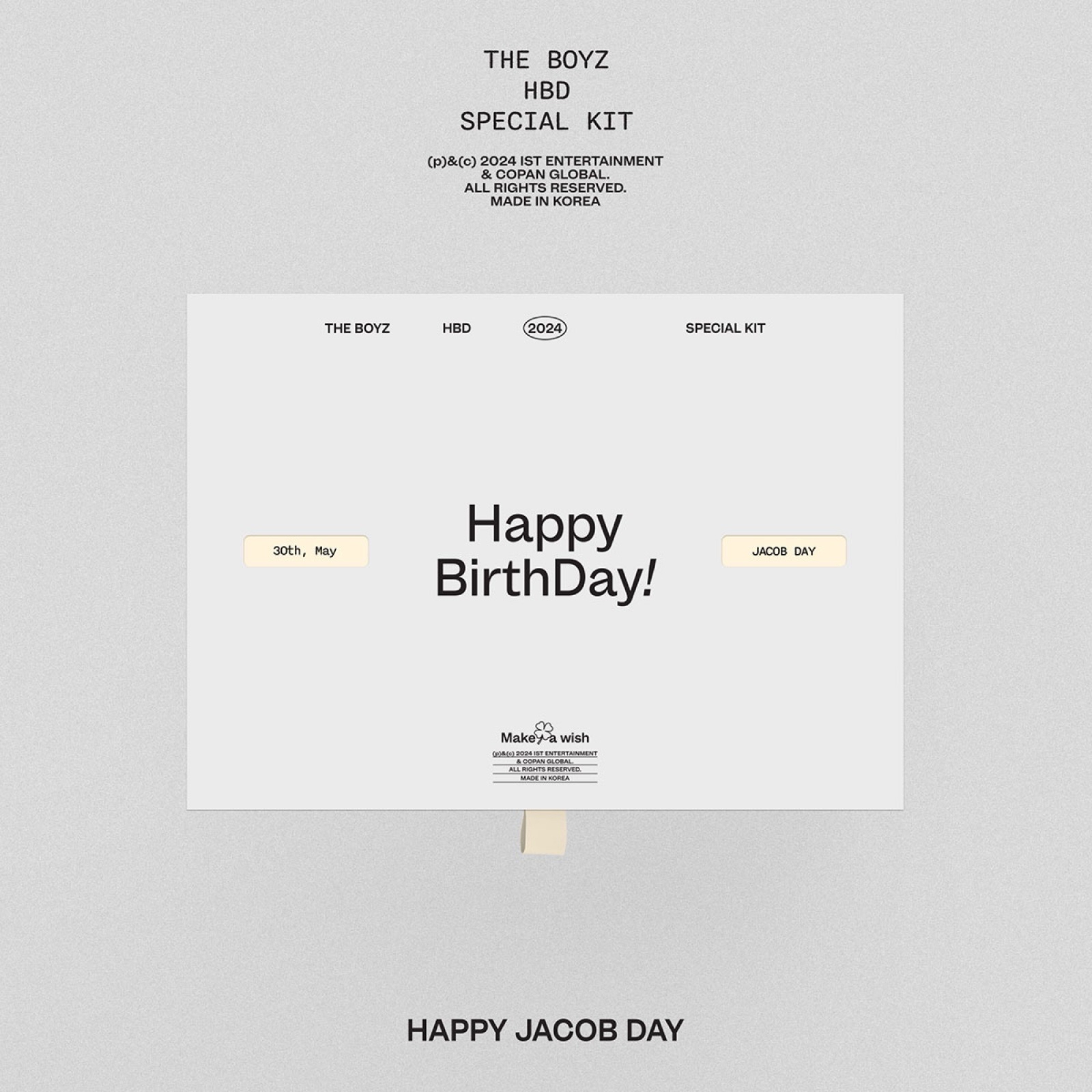 THE BOYZ HBD SPECIAL KIT [JACOB DAY] 