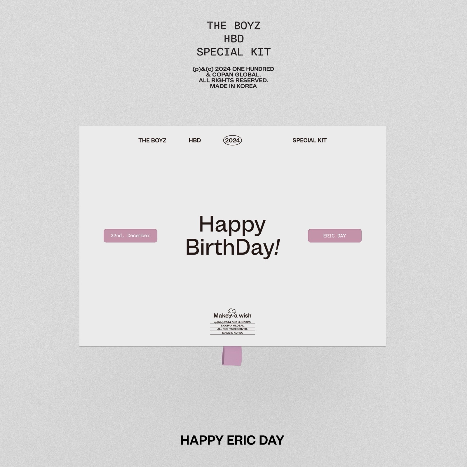THE BOYZ HBD SPECIAL KIT [ERIC DAY] 
