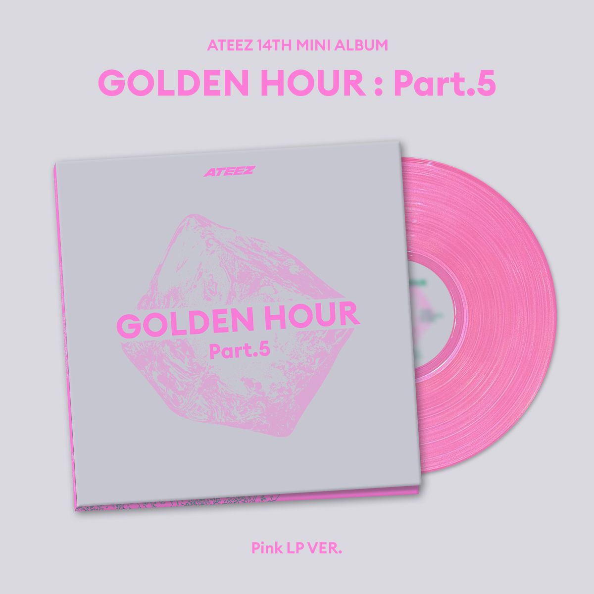ATEEZ｜GOLDEN HOUR PART.5 專輯（PINK LP Ver.）