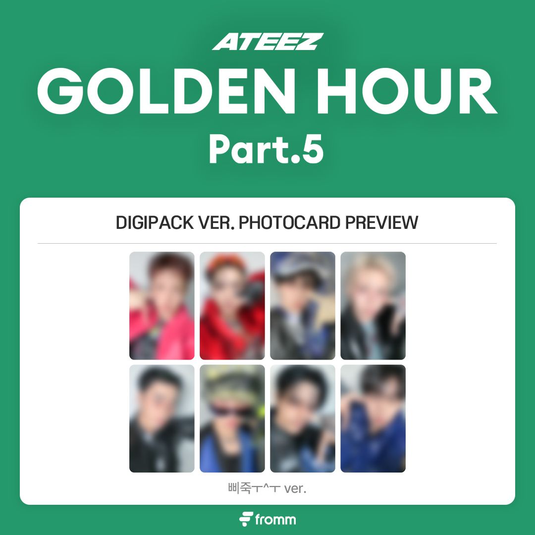ATEEZ ユノ トレカ fromm 拗ね顔ver. デジパック GH5 ➁ ATEEZ ユノ