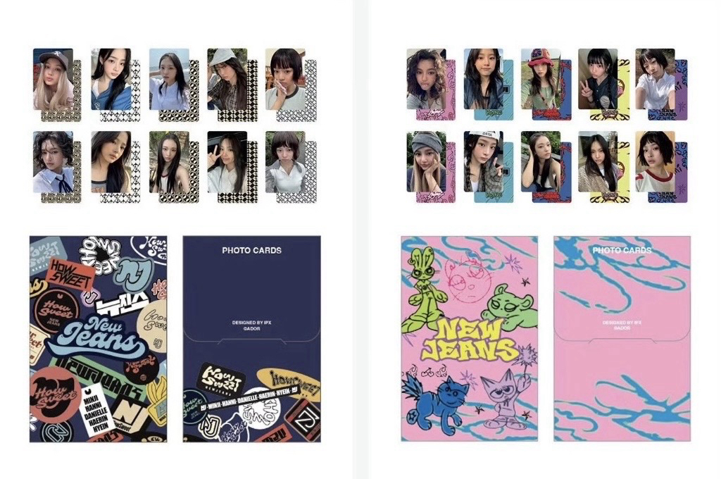 HowSweet快閃卡包 藍+粉 有幸運草玟🍀