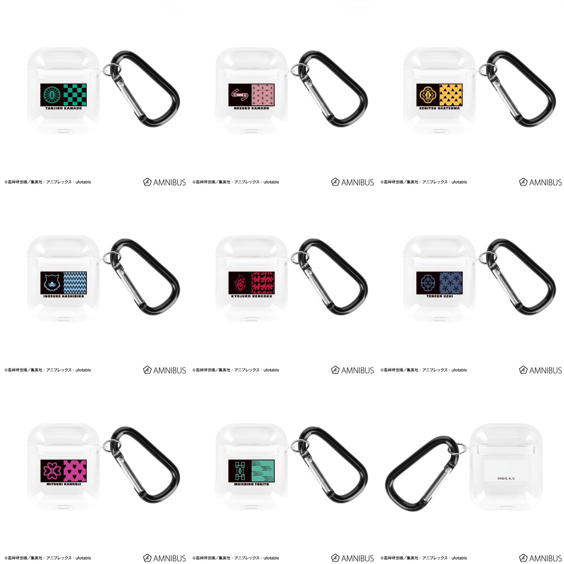 刺繡漁夫帽＆桌上加溼器＆AirPods/AirPods Pro2耳機殼（各品項全8種）