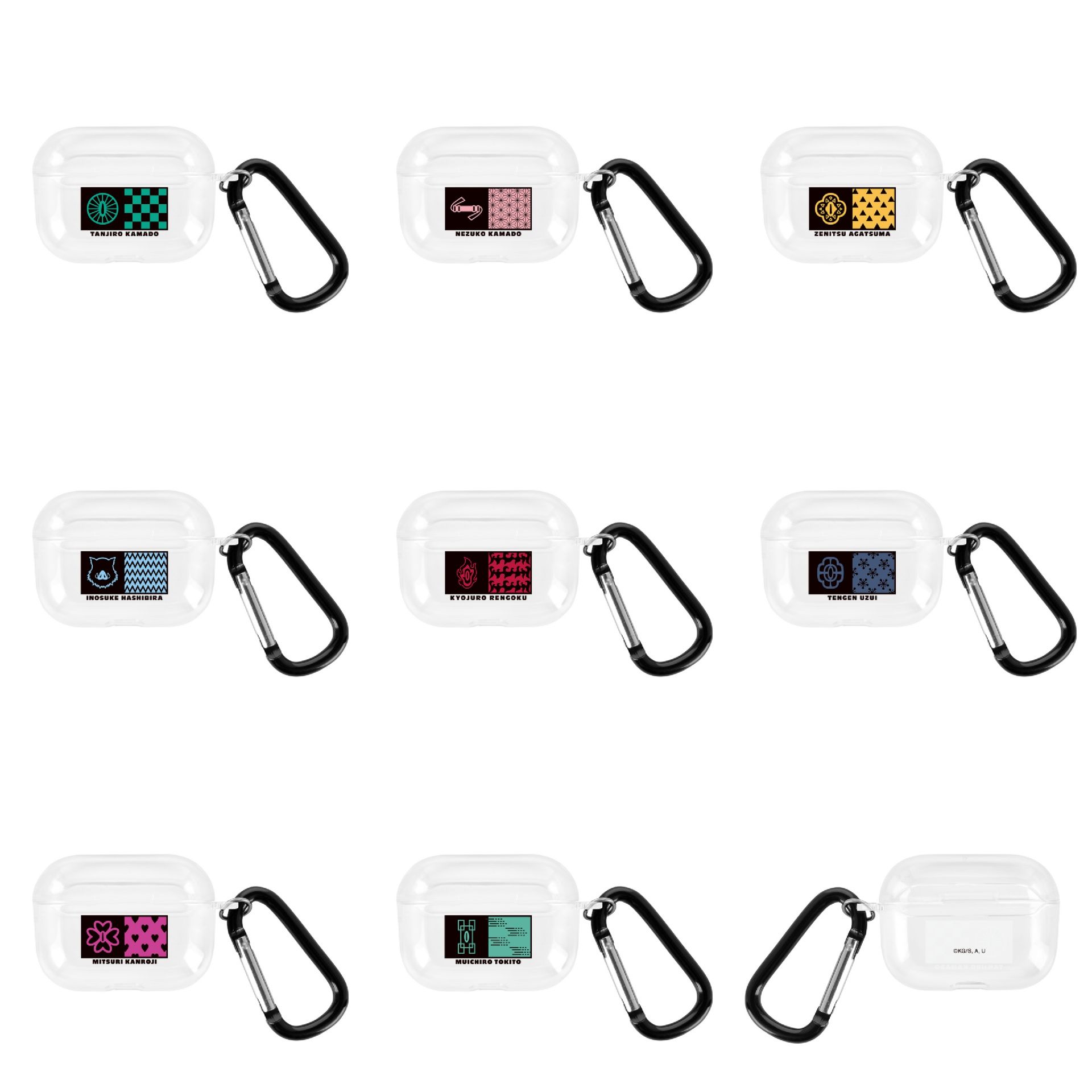 刺繡漁夫帽＆桌上加溼器＆AirPods/AirPods Pro2耳機殼（各品項全8種）