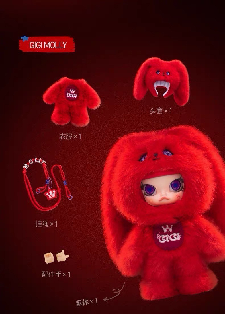 「預購」下標前私訊 Molly  X YUQI系列 1/8可動人偶玩具
