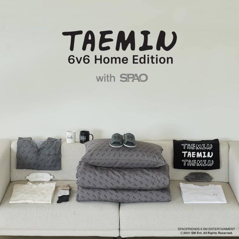 SHINee TAEMIN 6v6 Collaboration with SPAO