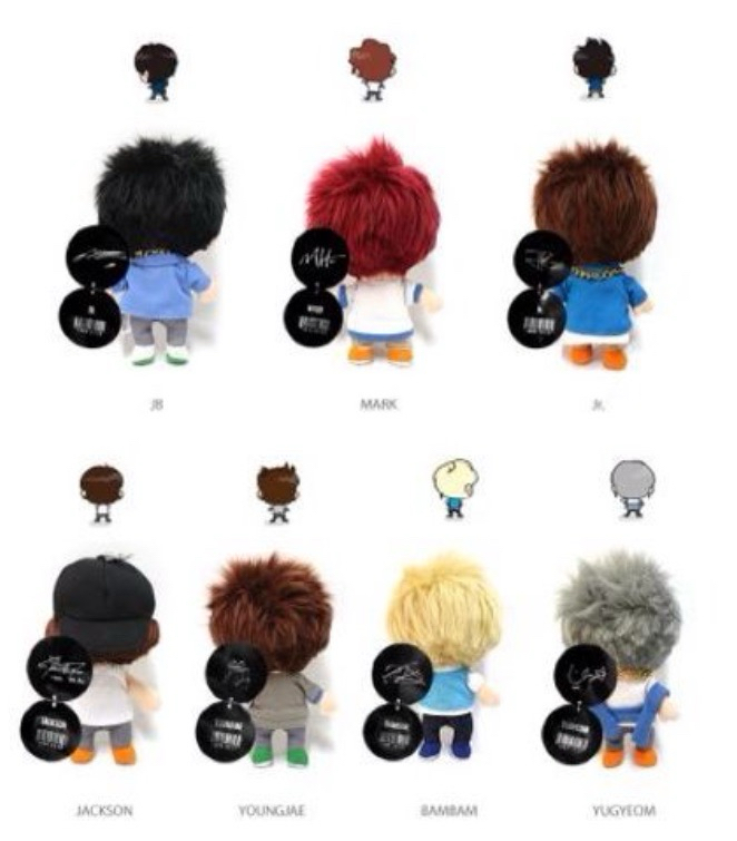 GOT7人物娃娃（炸毛）