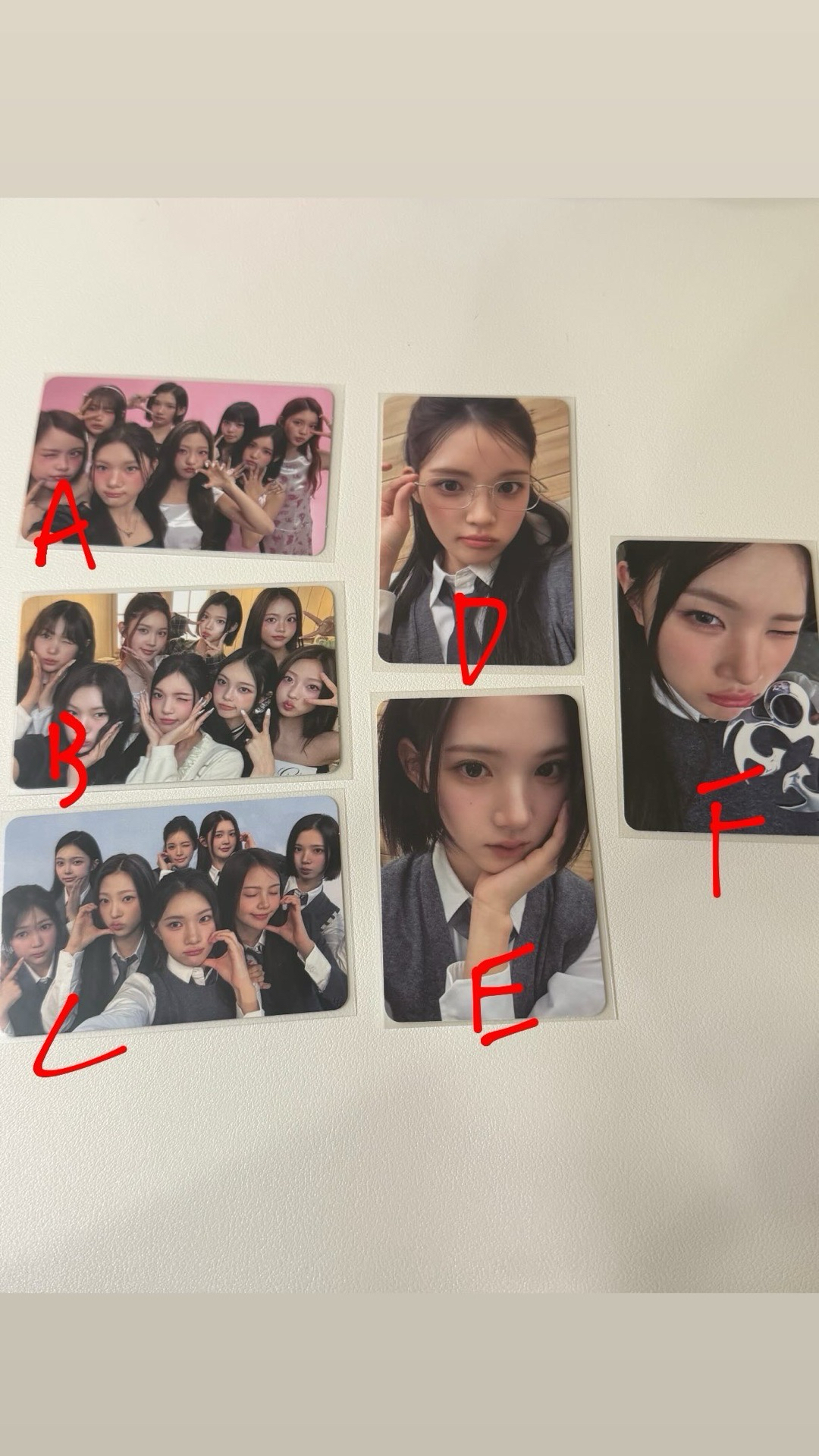 Hearts2Hearts 一些小卡(代友售)