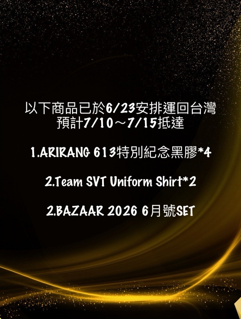 🛳️代購商品貨態公告🛳️