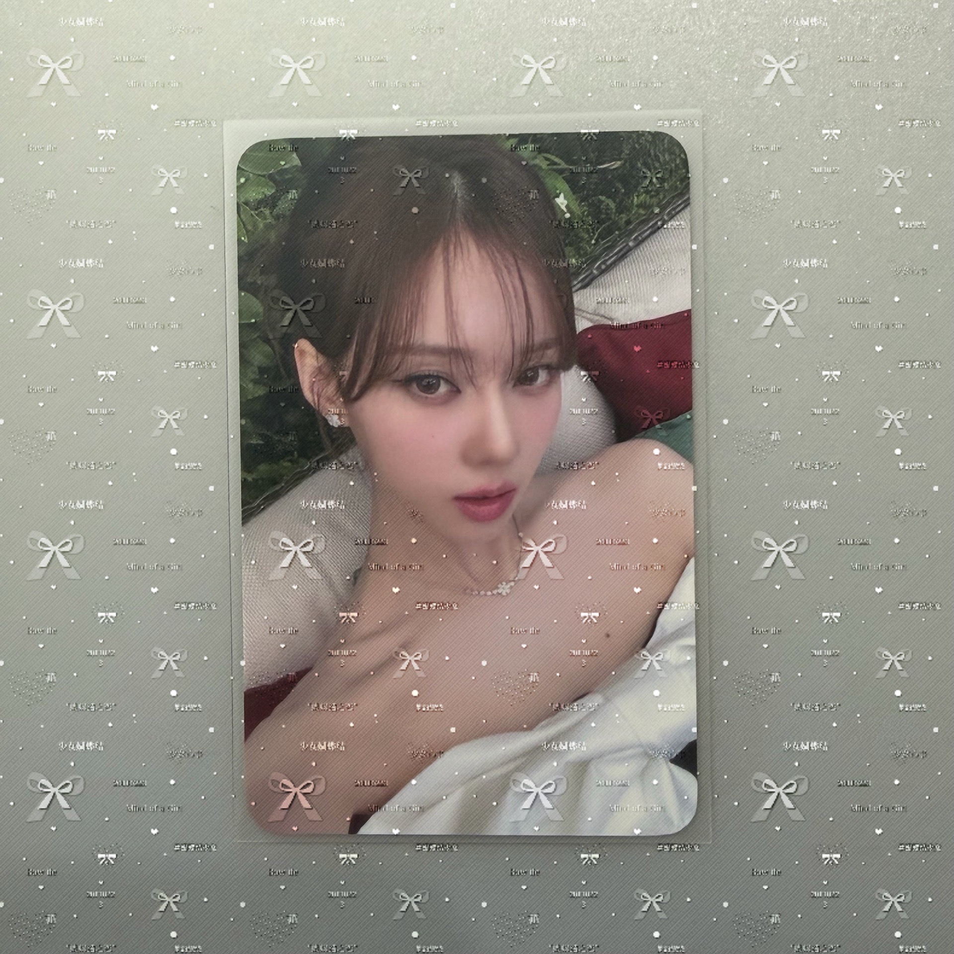 𝗠𝗬 𝗪𝗢𝗥𝗟𝗗 𝗲𝗹 特典卡 𝟯.𝟬冬 戛納冬
