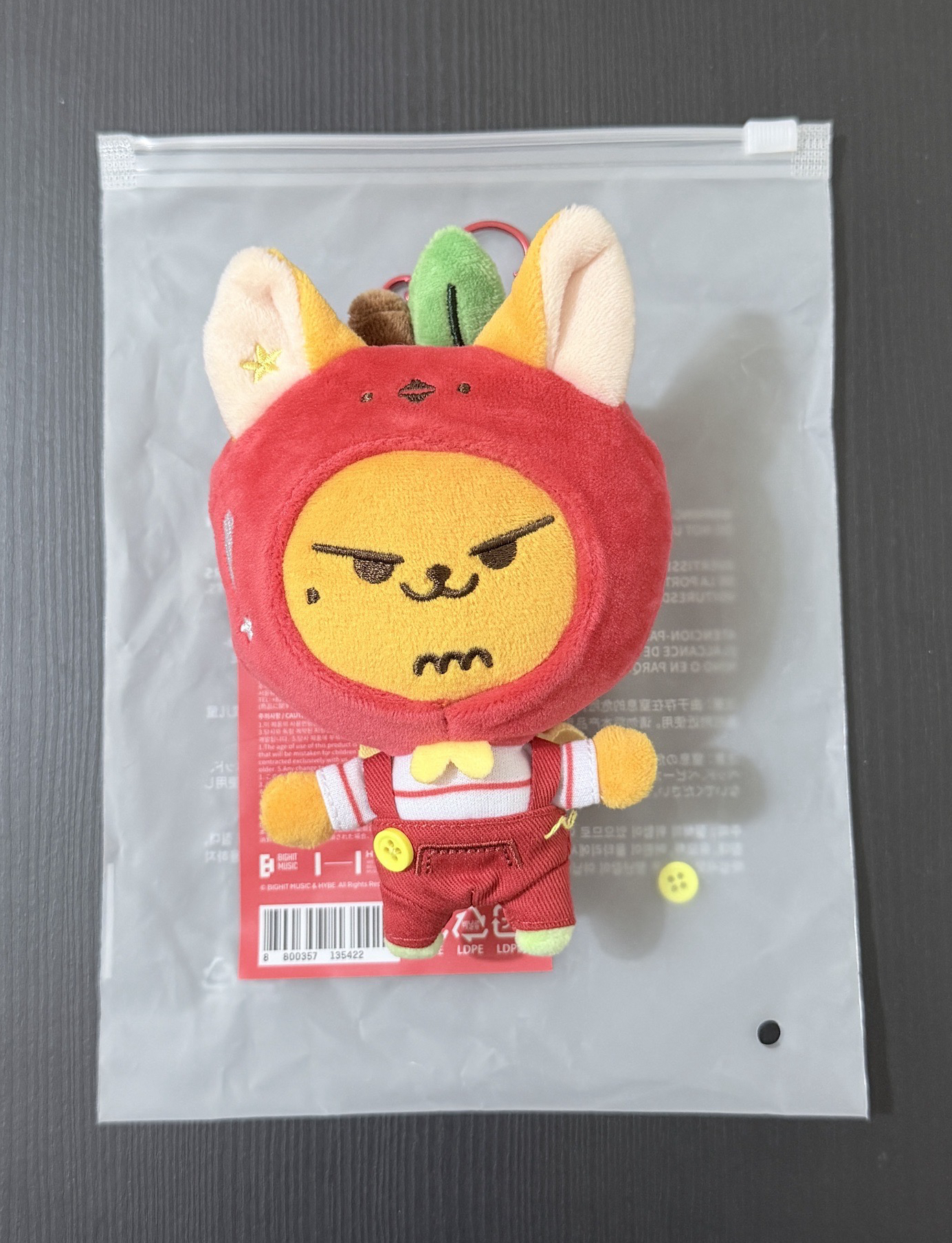 全新蘋果勇猛抱枕+蘋果黃春🦊🐰