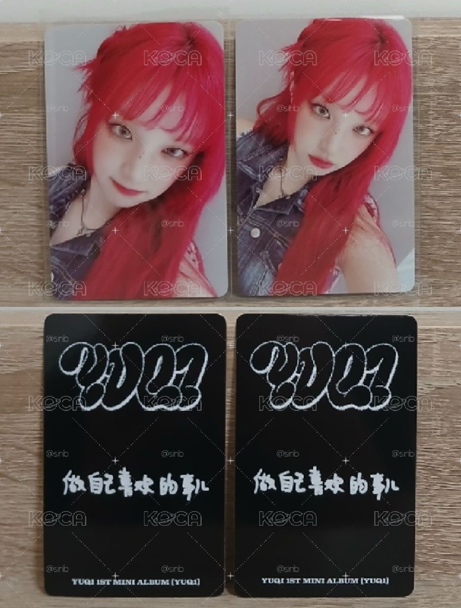 YUQ1 紅髮豬包琦❤️中文卡背💝