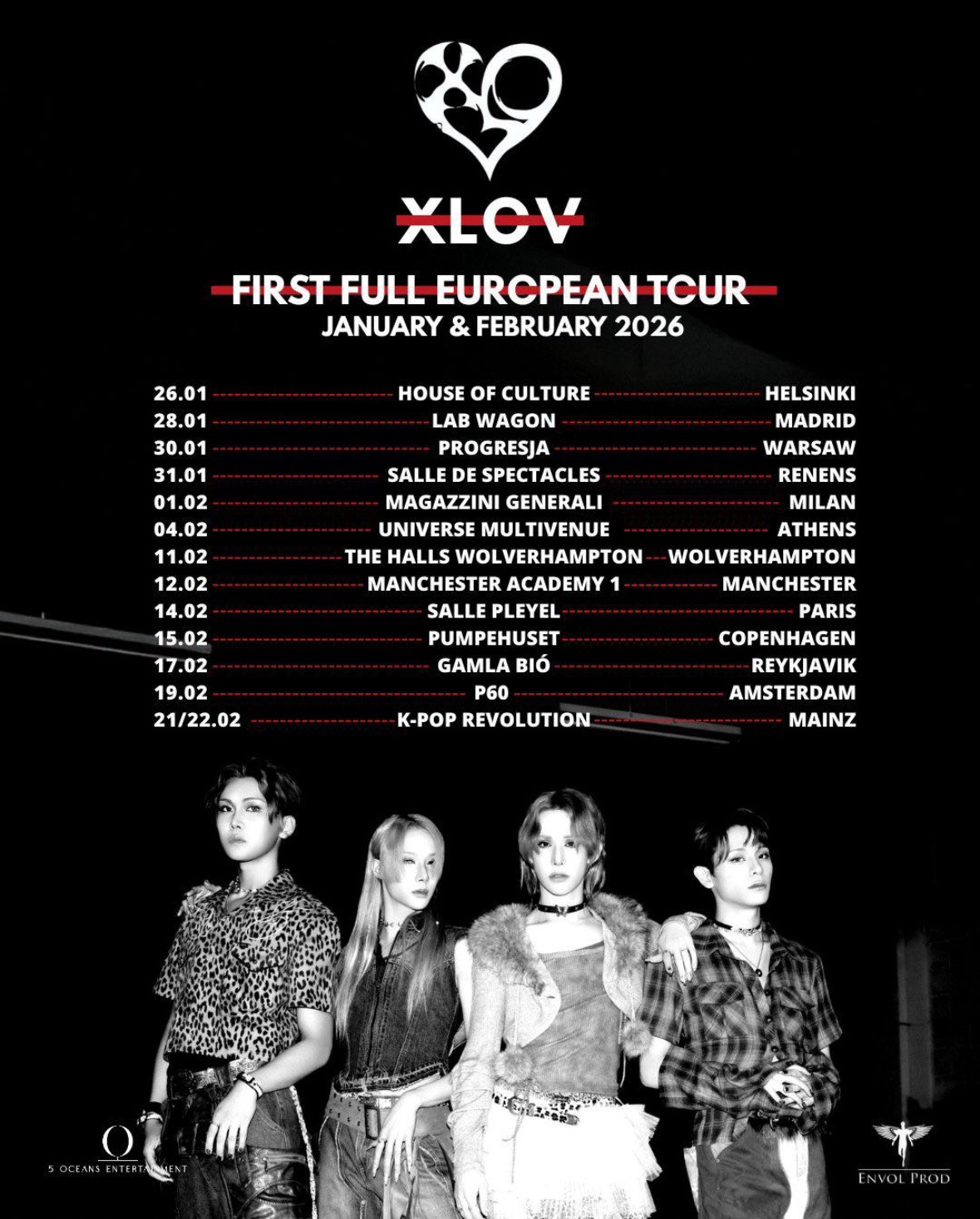 FIRST FULL EUROPEAN TOUR