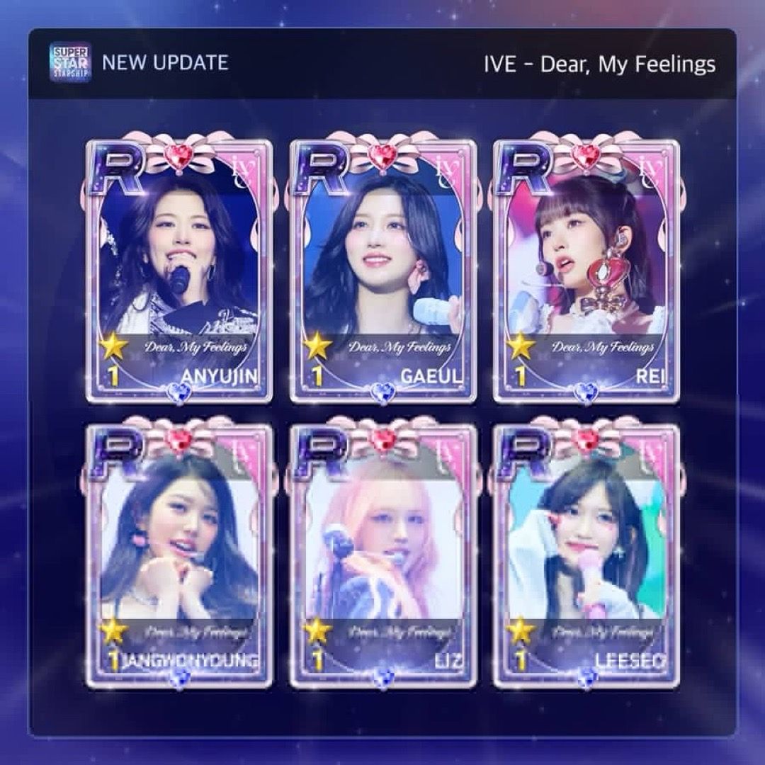 SUPERSTAR STARSHIP-Dear, My Feelings六週年活動