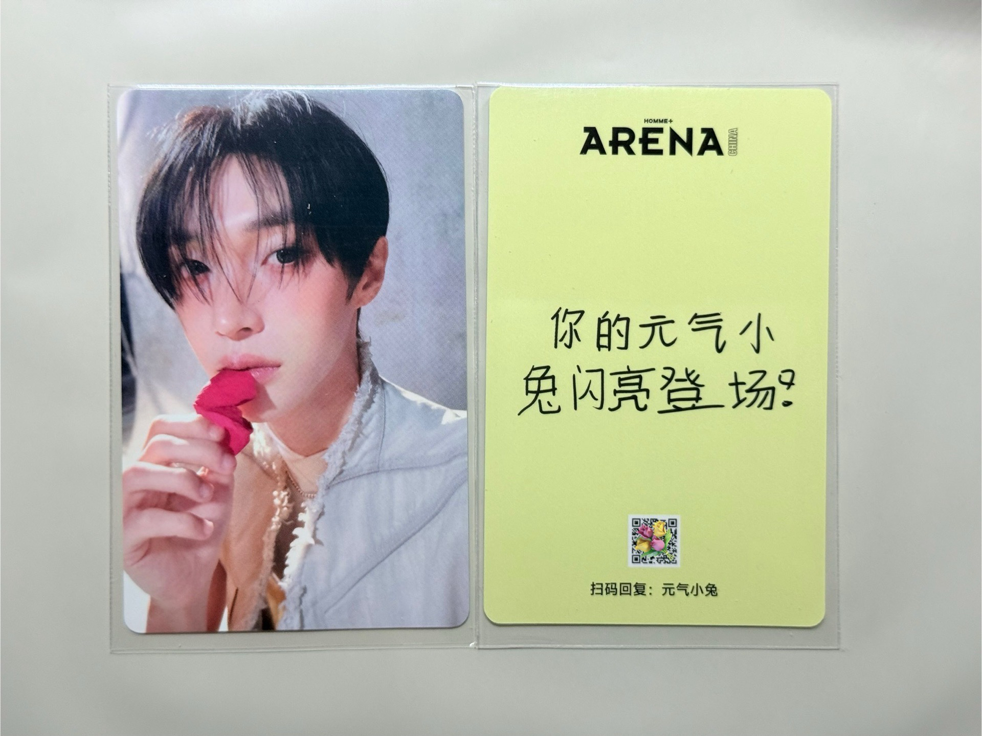 你的元氣小兔閃亮登場 語音卡一張