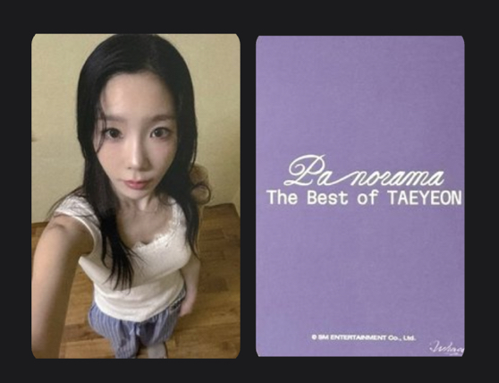 TAEYEON 十週年NY特典卡