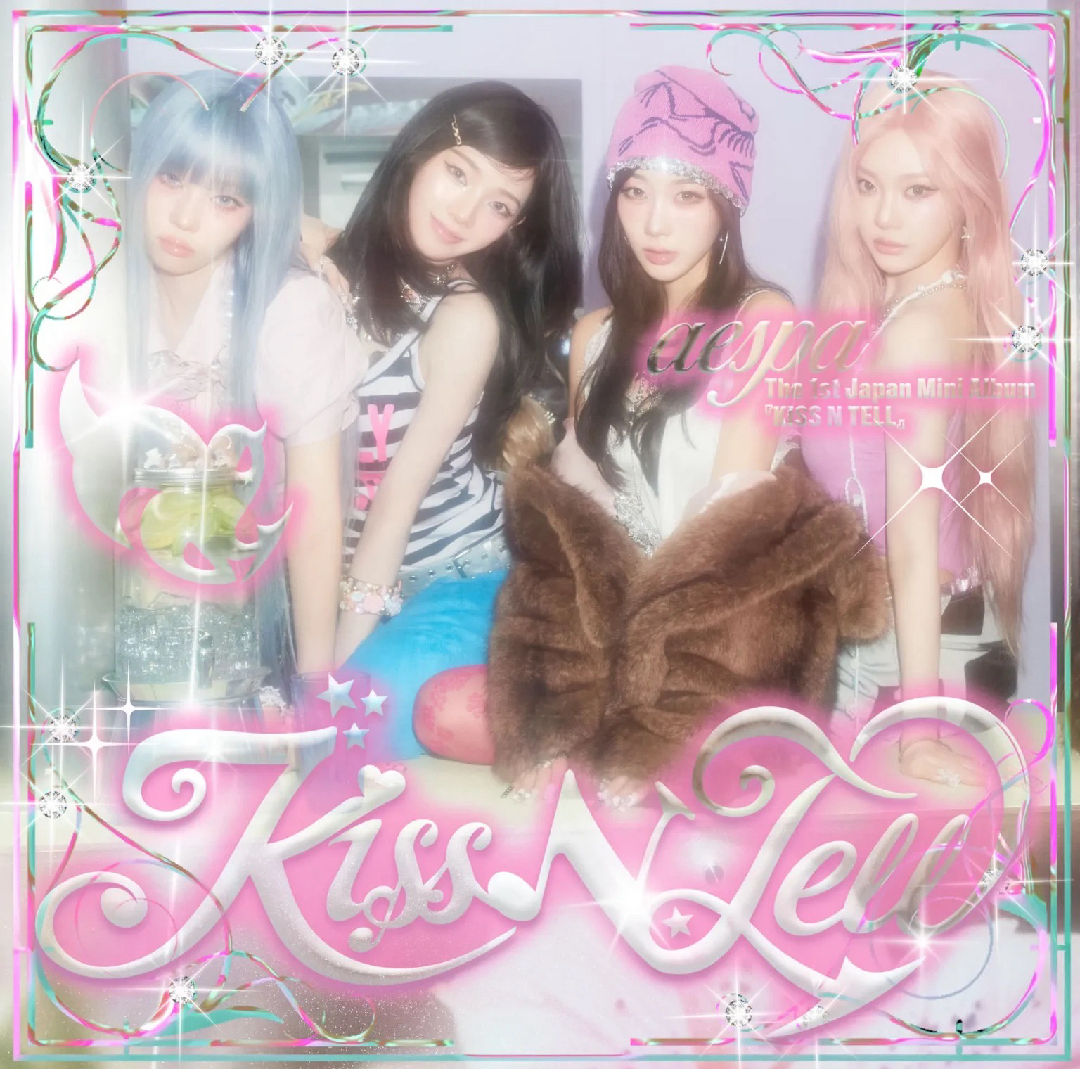 aespa KISS N TELL POSTER版本未拆專