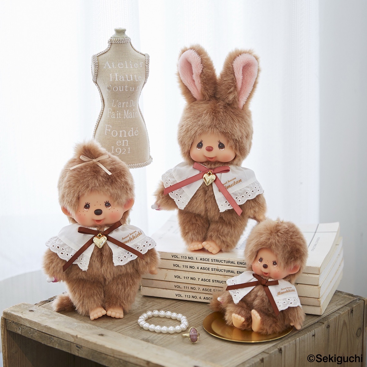 甜棕色 Monchhichi Chimutan