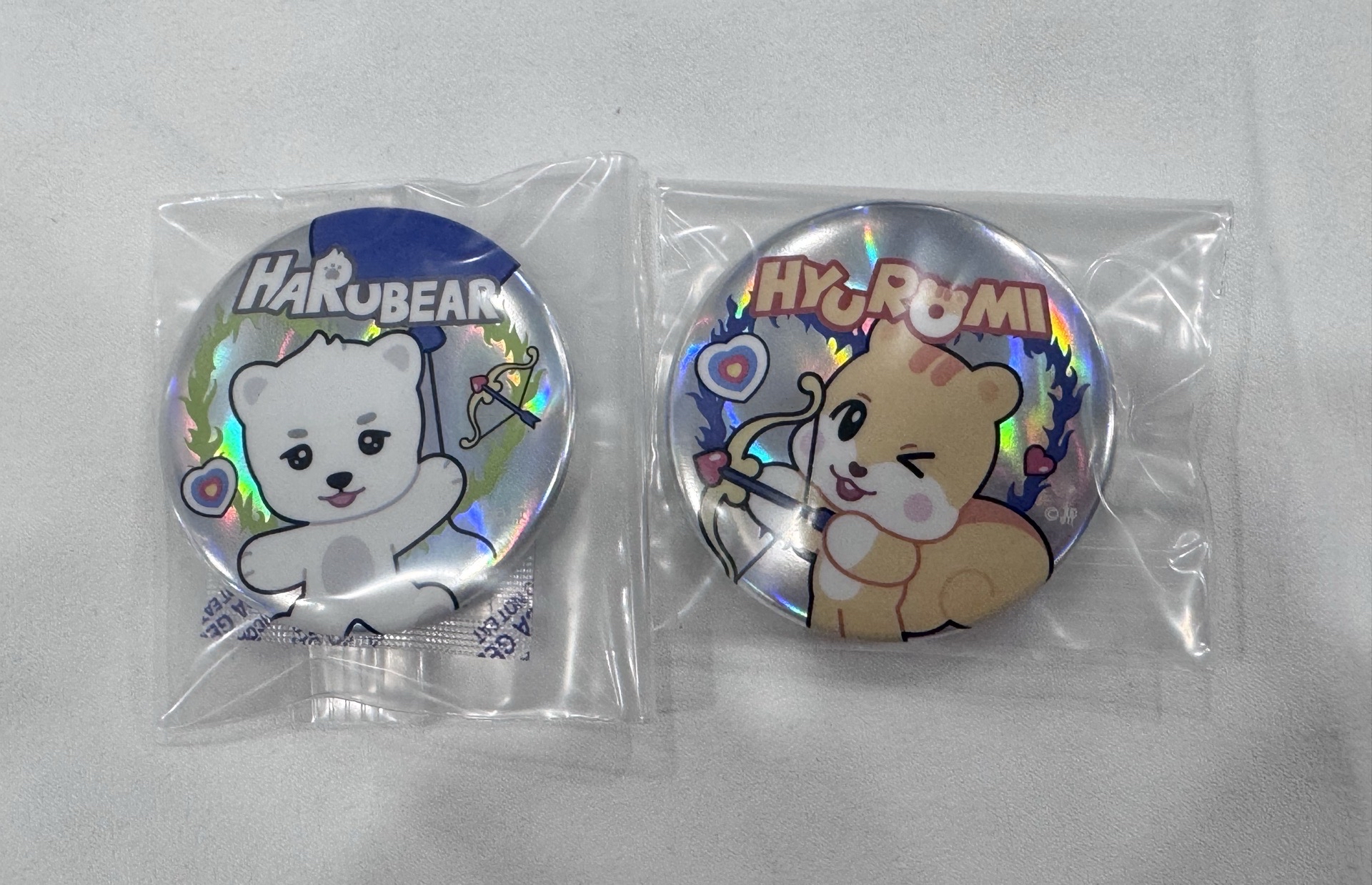 Hellmate 小卡徽章組合🐻‍❄️🐿️