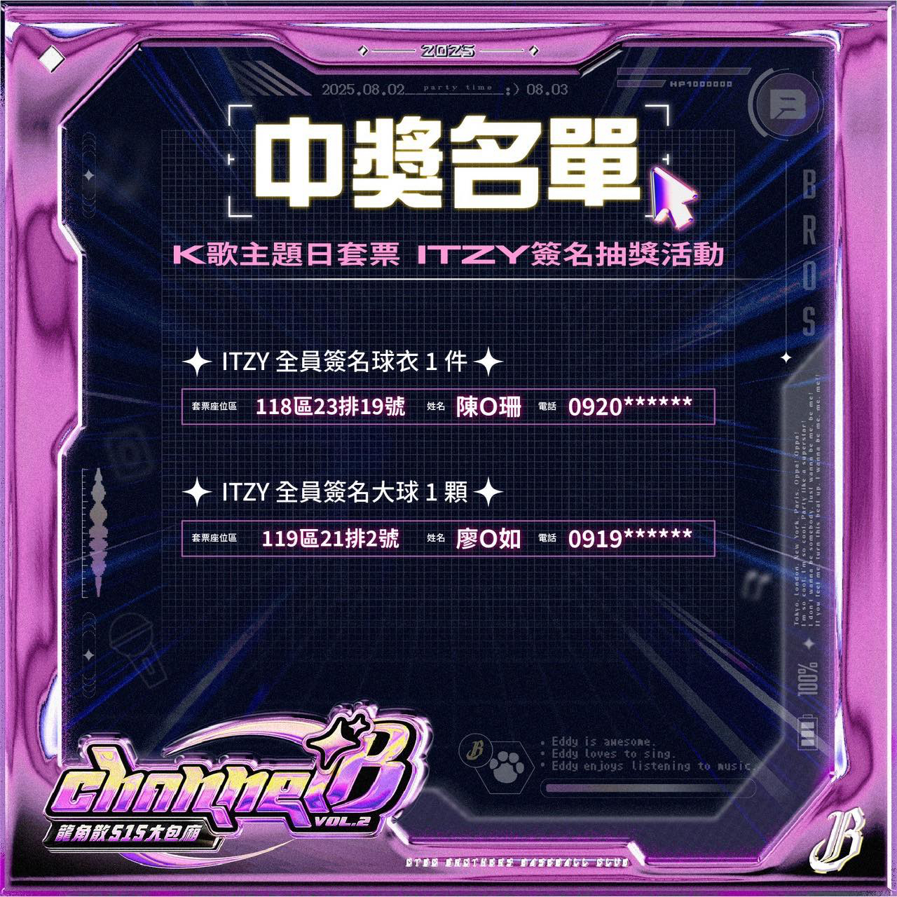 台北大巨蛋 中信棒球k歌主題