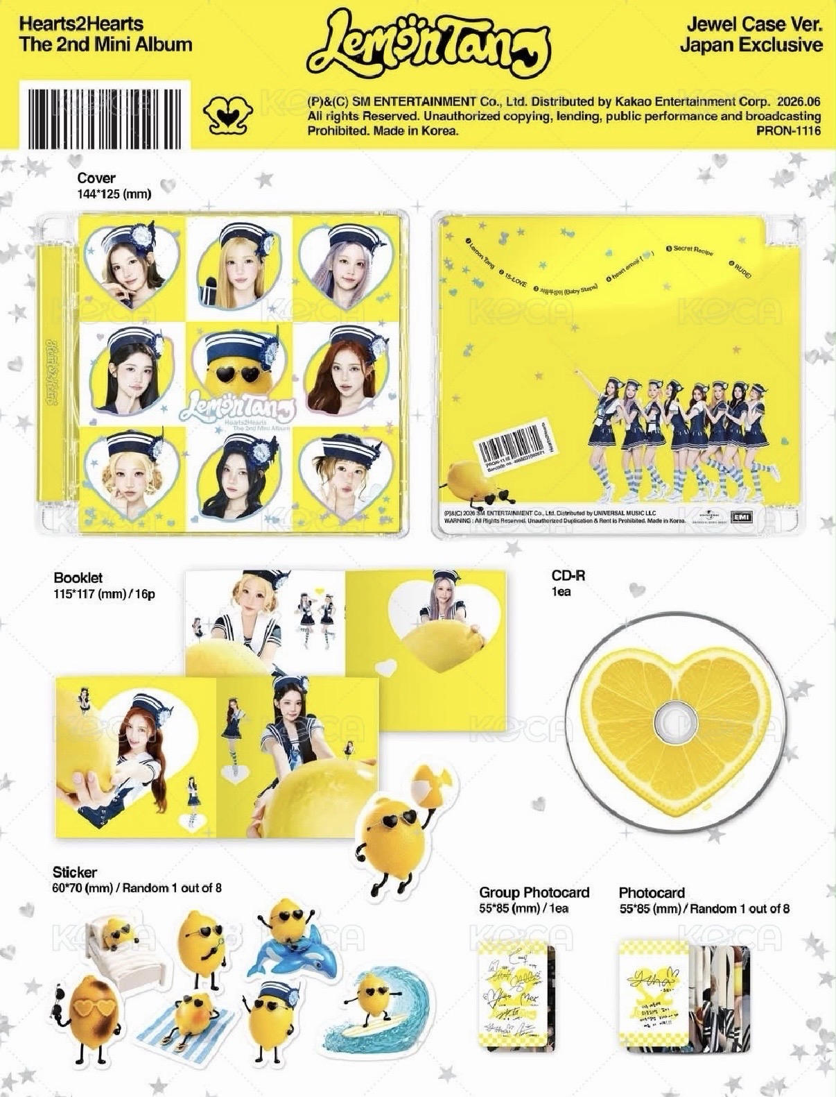 Hearts2hearts 未拆專 日本限定 jc版
