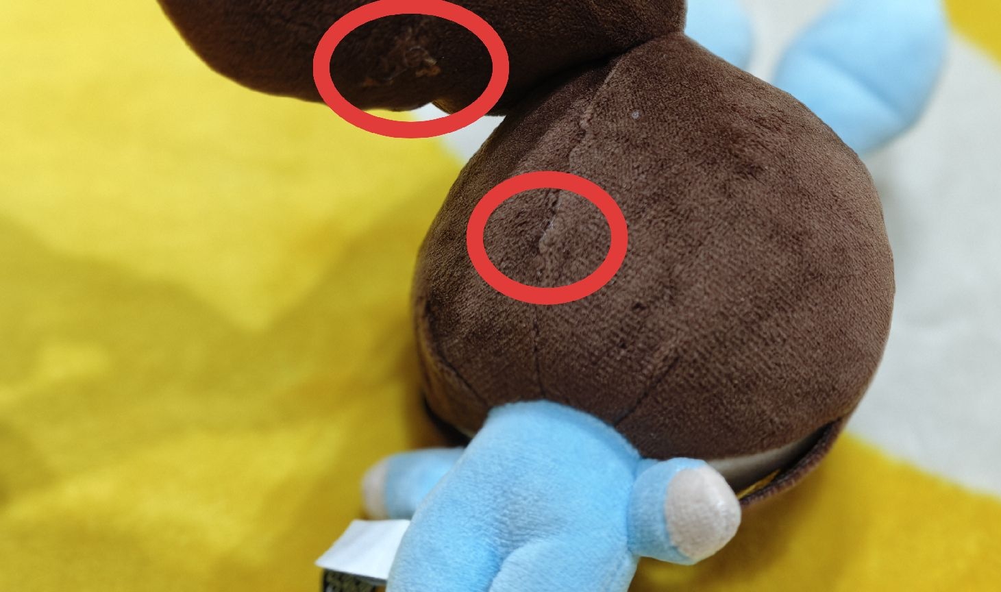 【因後方馬尾縫線脫落🐻便宜售】NewJeans 村上隆 吊飾娃 - Minji玟池