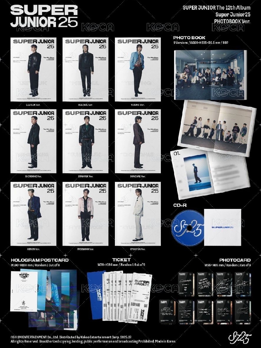 SUPER JUNIOR 厲旭 全新未拆正規12 專輯 photobook ver.
