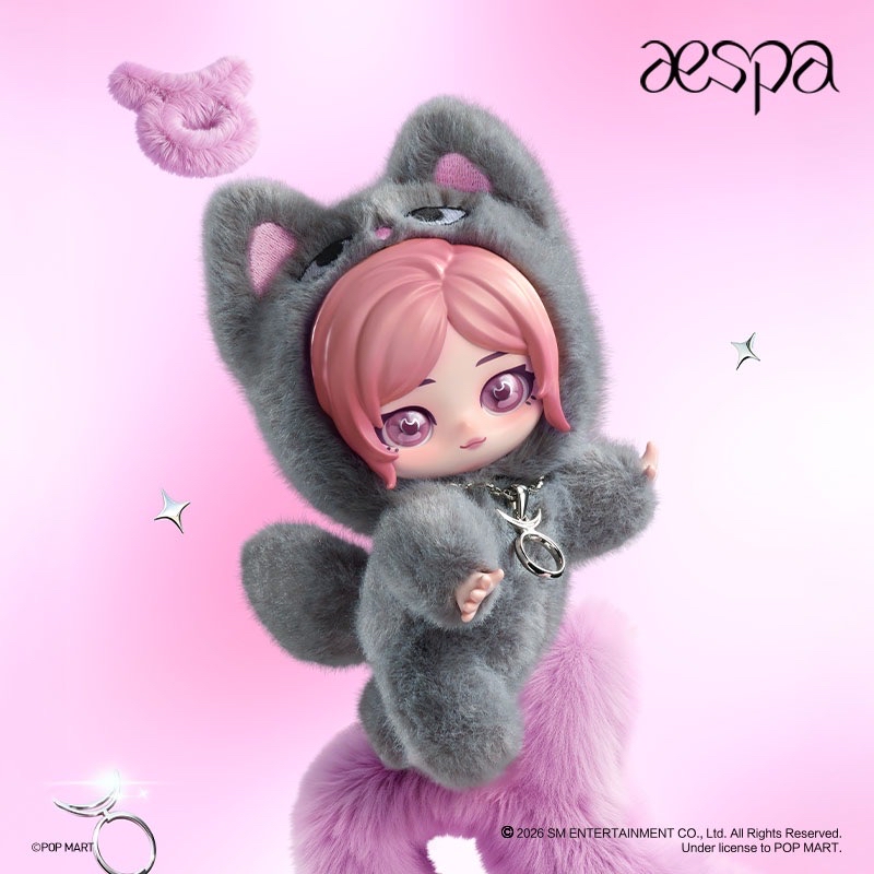 「預購」價格漂亮 popmart x aespa 毛絨掛件