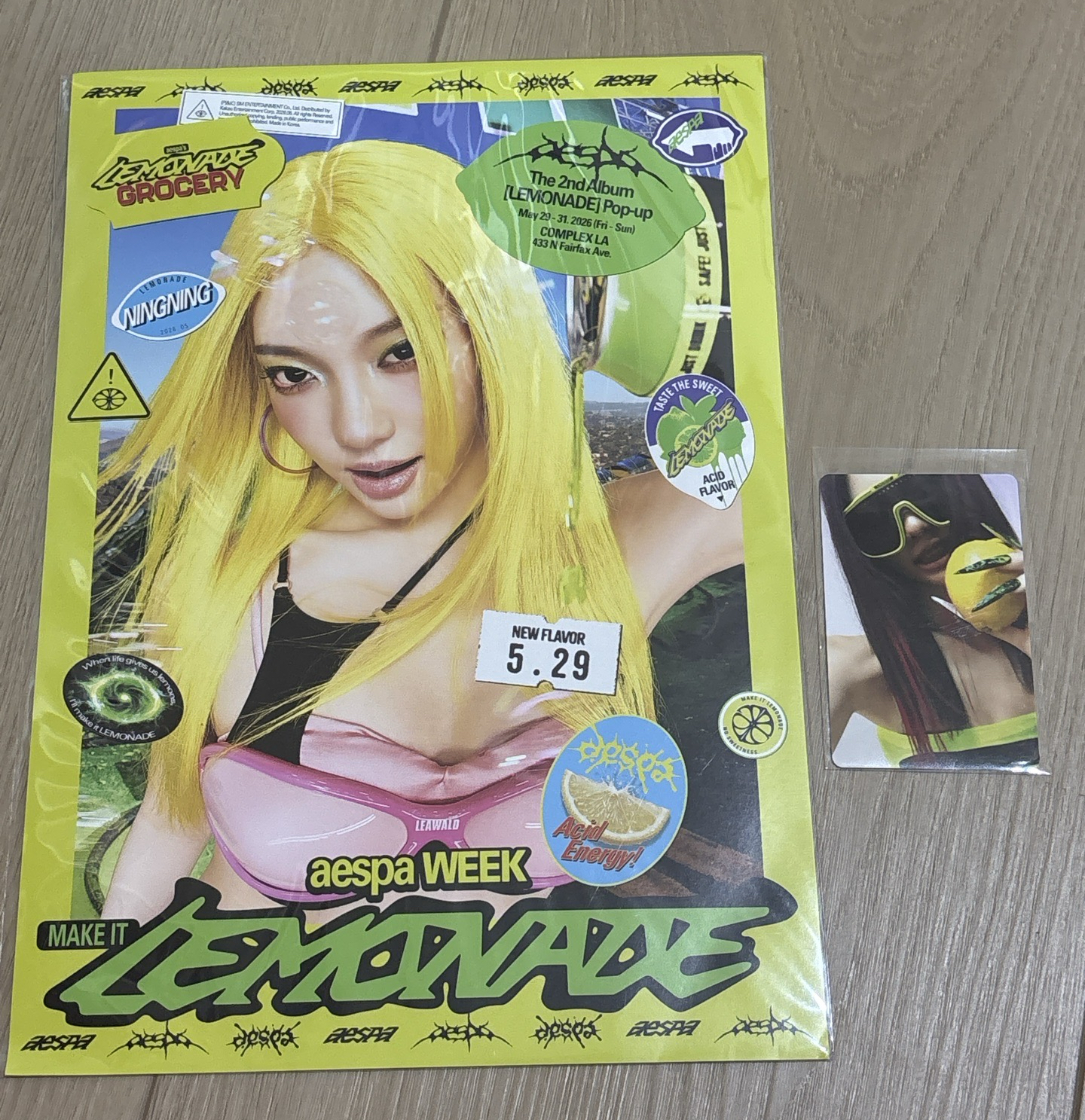LEMONADE 快閃 海報+滿額卡
