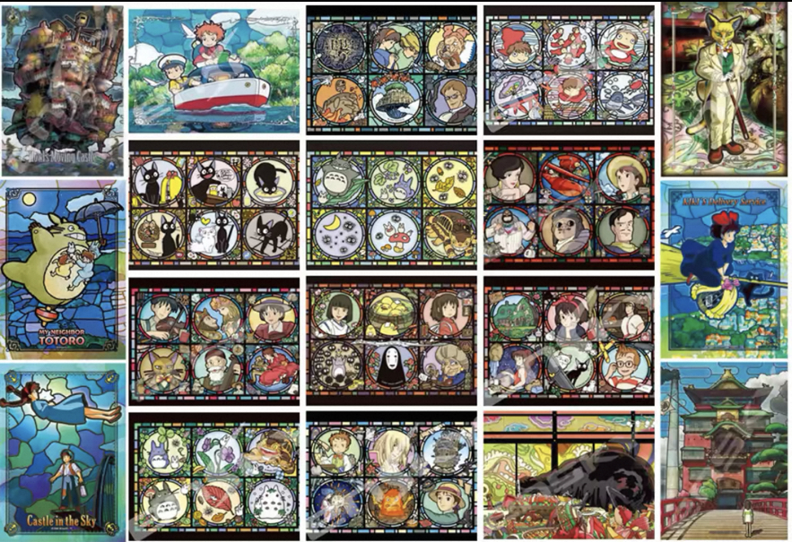 玻璃透光拼圖