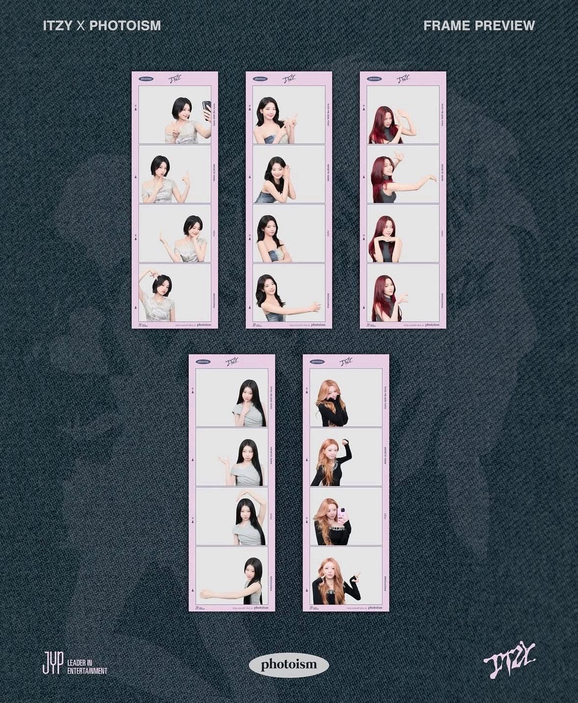 ITZY photoism x 人生四格拍貼