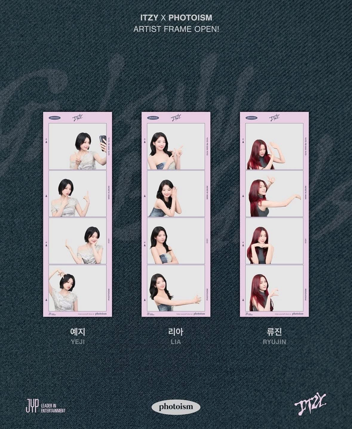 ITZY photoism x 人生四格拍貼