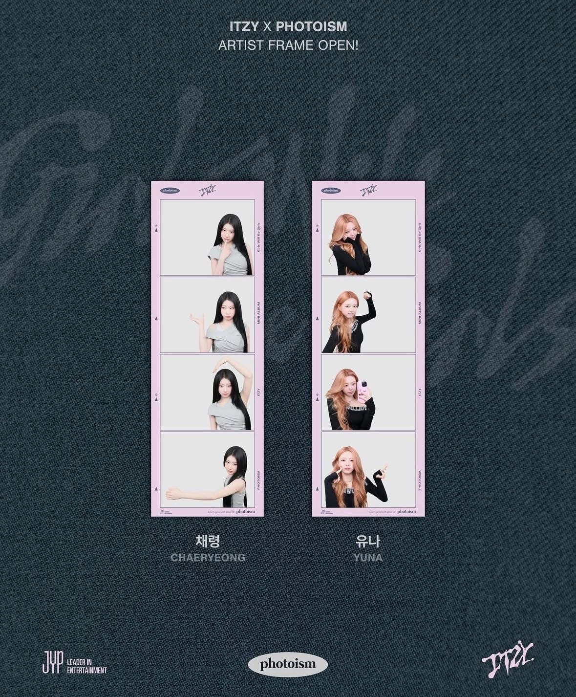ITZY photoism x 人生四格拍貼