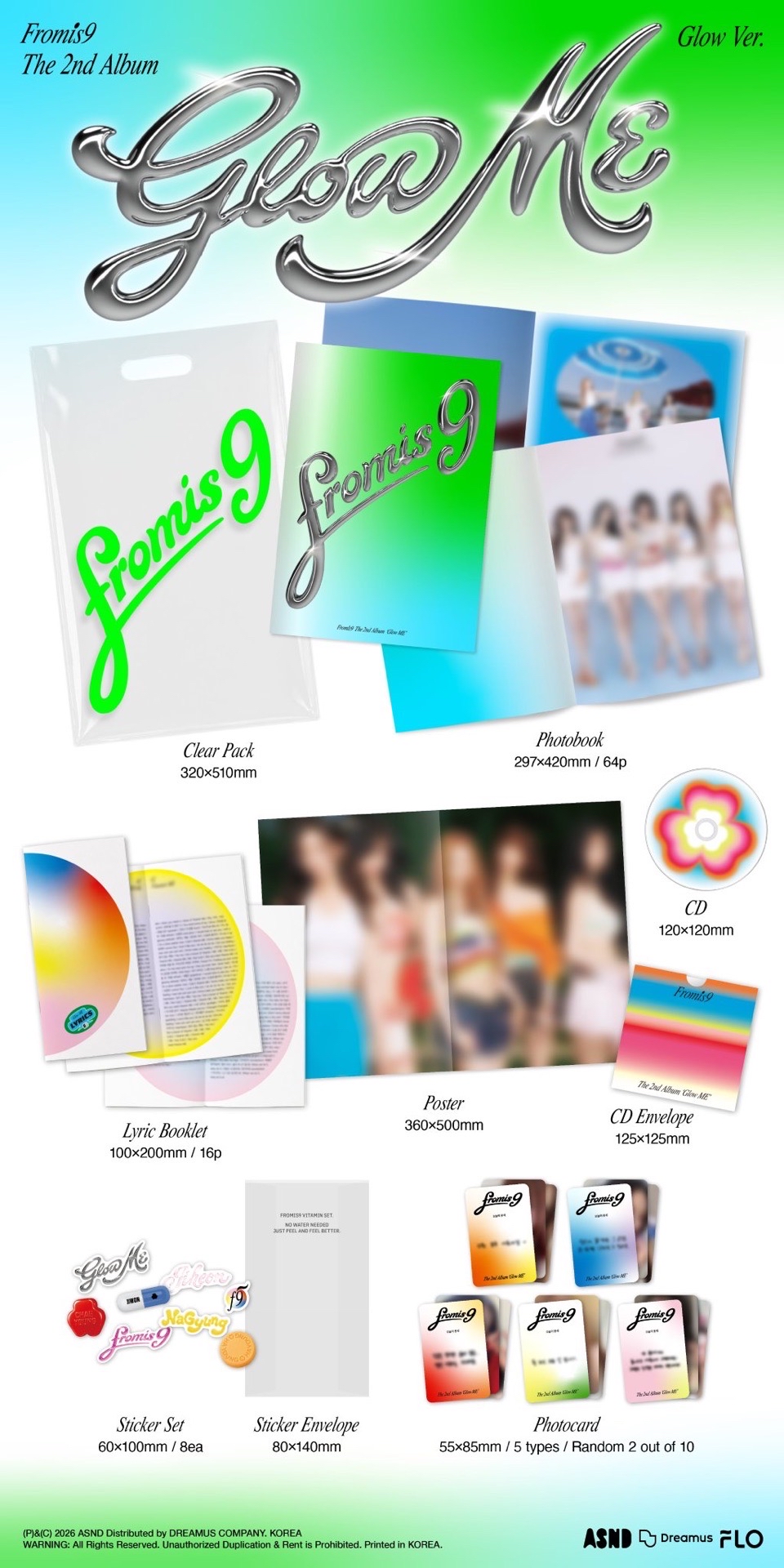 預售 fromis_9 <Glow Me>