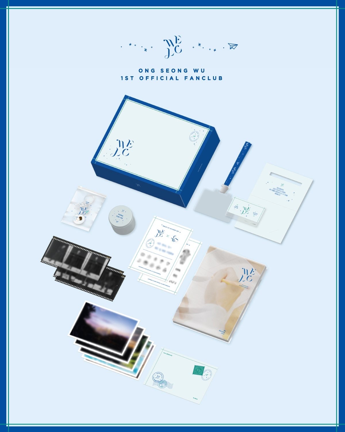 ONG SEONG WU 1ST OFFICIAL FANCLUB SPECIAL KIT