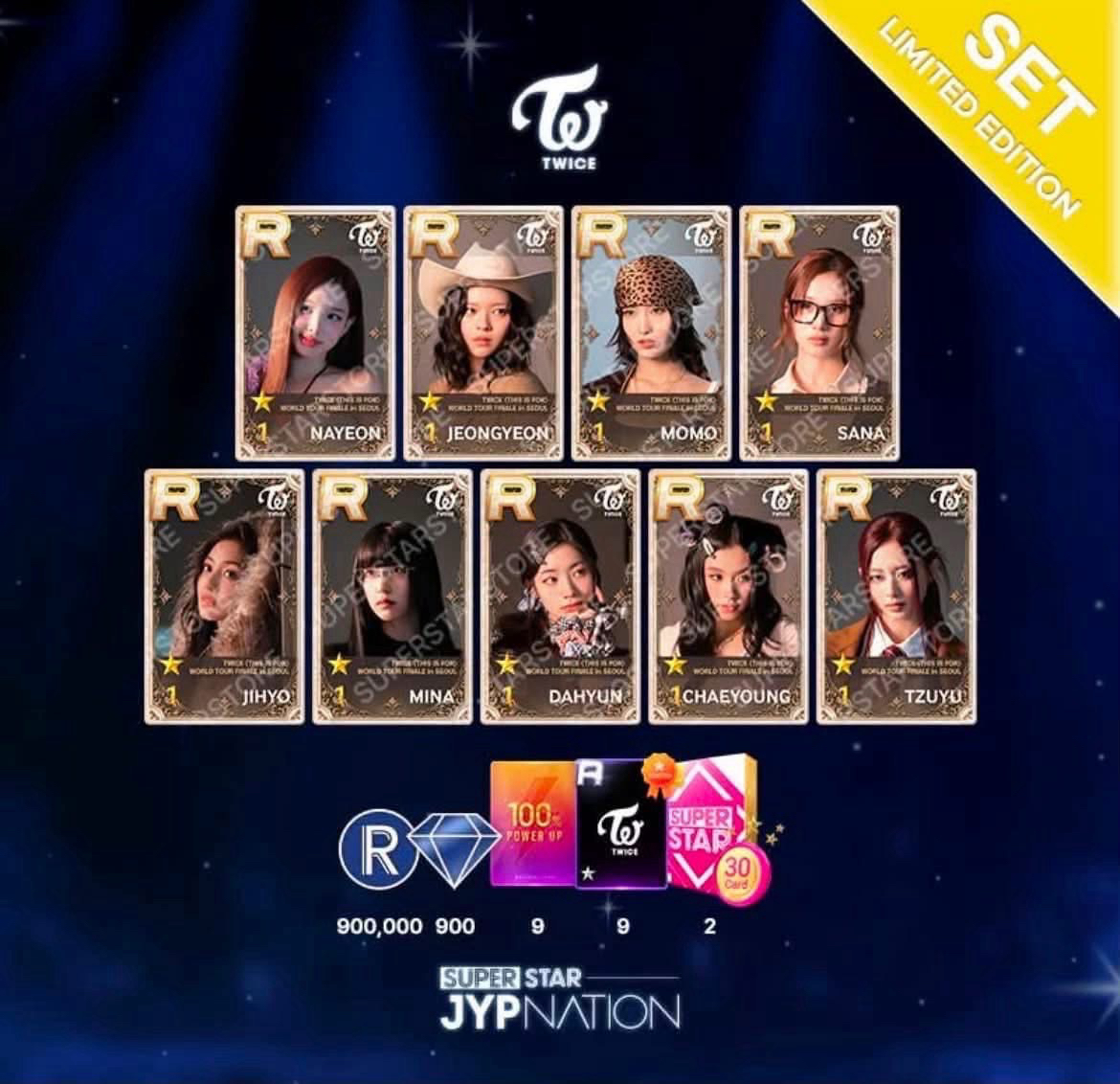 TWICE首爾場遊戲卡（娜效定）